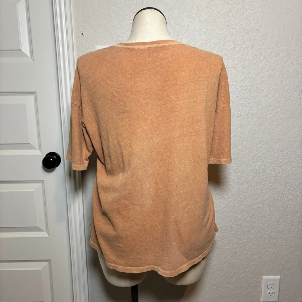 Billabong Womens Small Desert T-Shirt Terracotta Joshua Tree Skull Relaxed - Picture 5 of 8